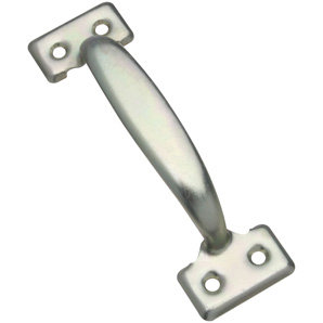 Plaque de galvanisation à pousser et tirer, H 1,38 po x l 2,75 po x P 7,63 po, Zingué