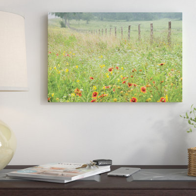 " Flowers Along A Fence " by Karin Connolly