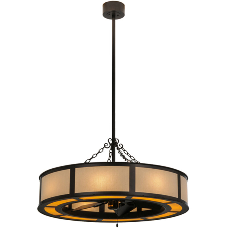 Ventilateur de plafond 30 po avec ensemble d'éclairage Chaylen