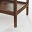 Table de chevet basse et étroite en chêne massif 19 po avec tiroir et tablette-1182658752-1182658753