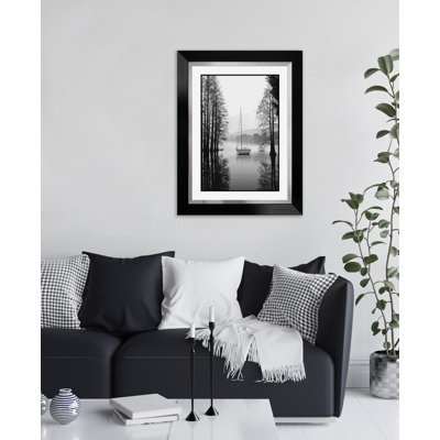 Morning By The Lake by NONE - Single Picture Frame Print