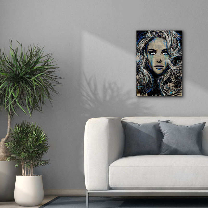 «Haven» par Loui Jover, art mural sur toile, H 26 po x l 18 po x P 0,75 po