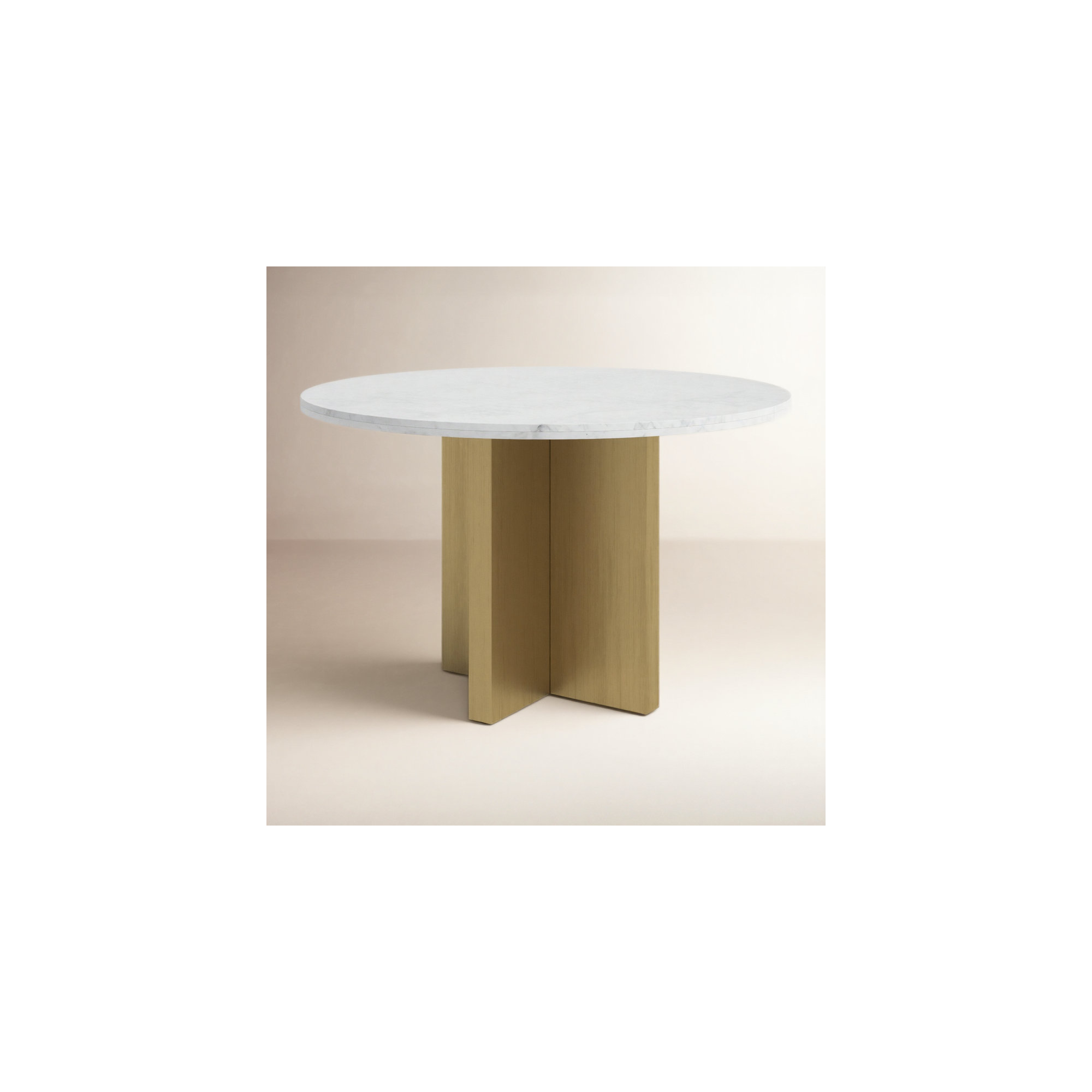 Rita 48'' Round Marble Dining Table