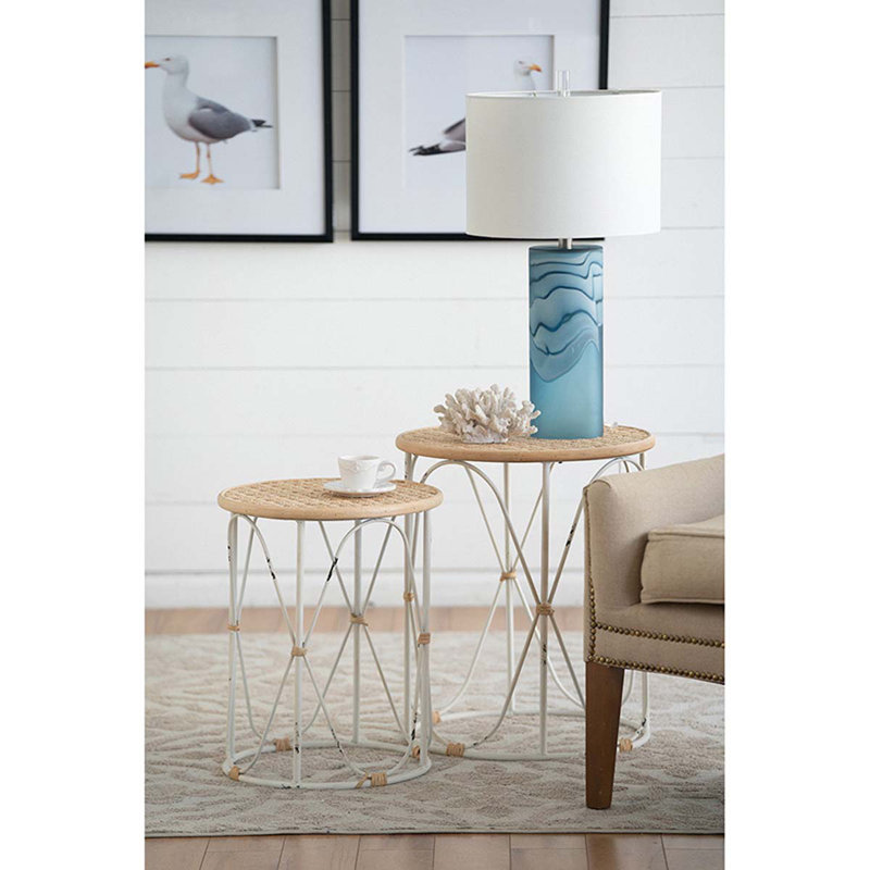 Valera Solid Wood Top End Table Set