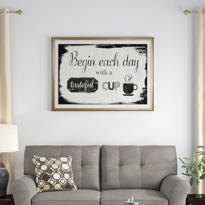 « bon goût », art textuel sur la tasse