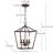 Duward 4 - Light Dimmable Lantern Chandelier-127115747