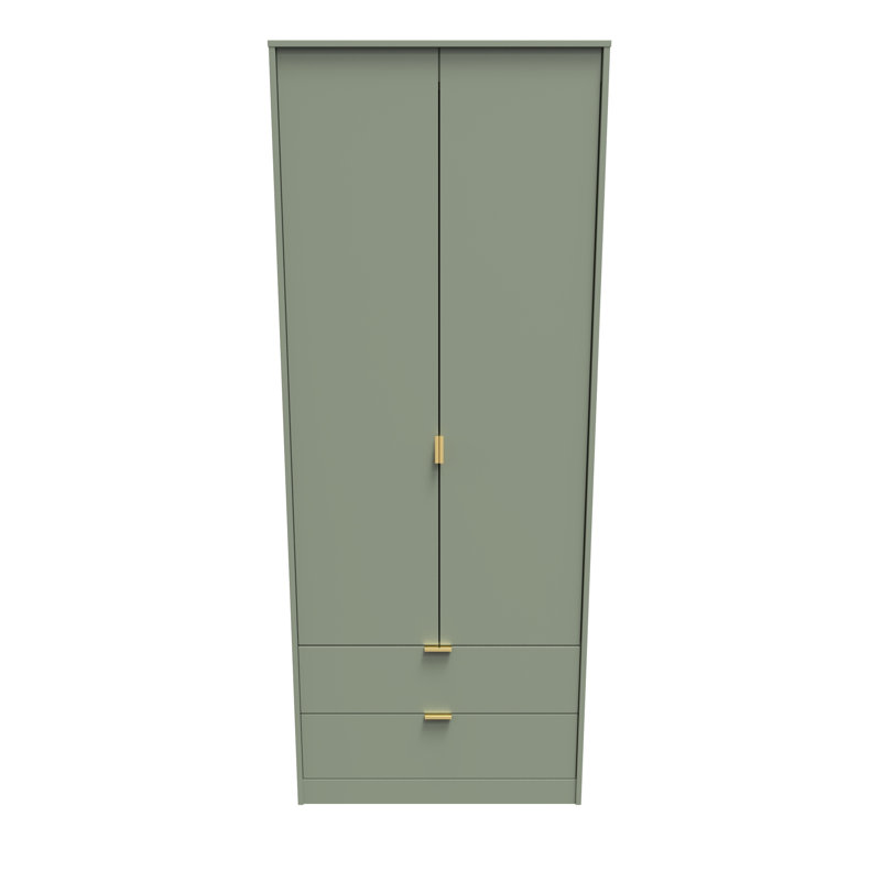 Fully Assembled Tuckerton Wardrobe, Reed Green, 182.5cm H x 74cm W x 53cm D