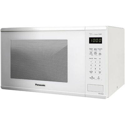 Genius Sensor 13Cu Ft 1100W Countertop Microwave Oven in White