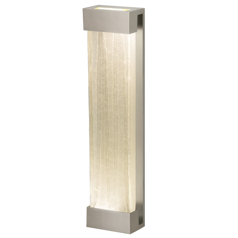 Crystal Bakehouse Wall Light, Silver, Clear, 30" H x 7" W