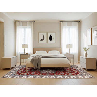 Tapis brun lavable à la machine