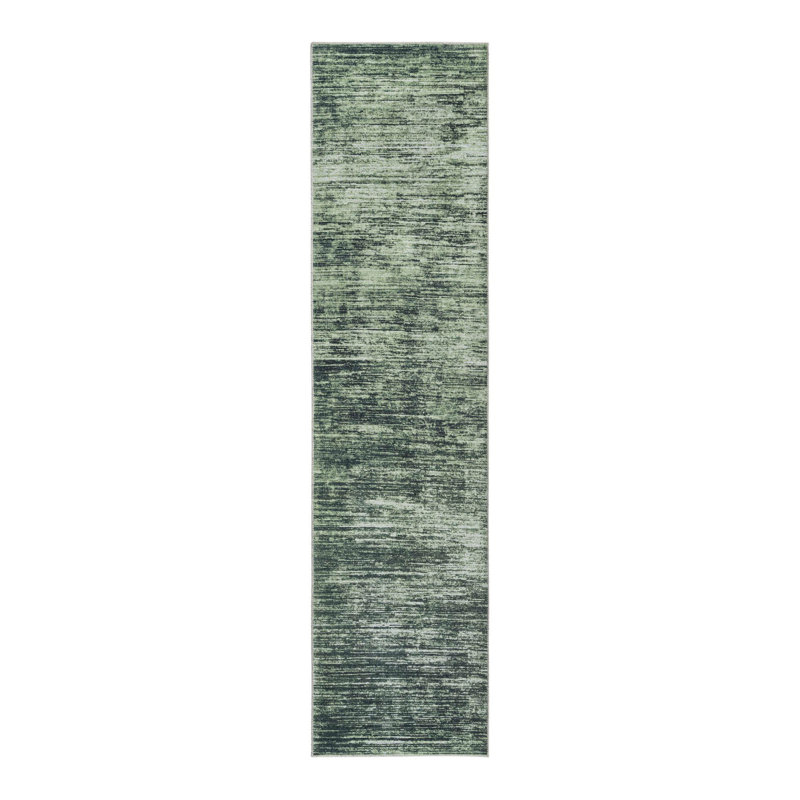 Tapis Montauk - vert, Tapis de couloir 2 pi 6 po x 10 pi