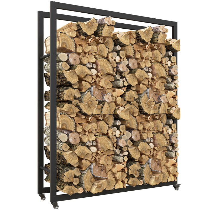 Support de rangement pour le bois de chauffage de 3,7 pi