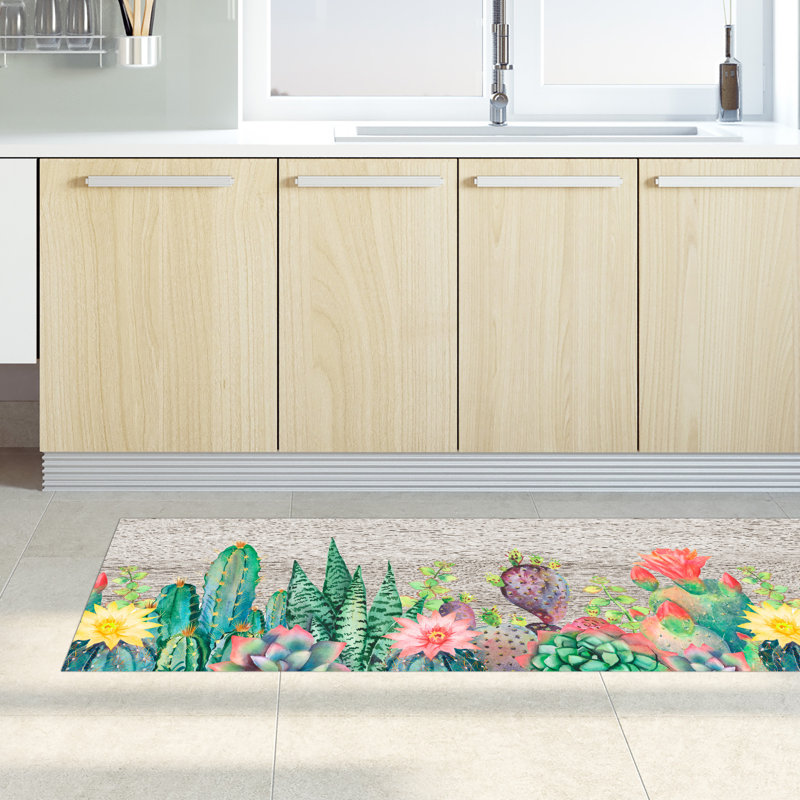 Francette Floral Area Rug, Rectangle 52 x 280cm