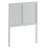 Raima Paneled Solid Wood Adjustable Headboard for Universal Metal Bed Frames-128229086-128229059