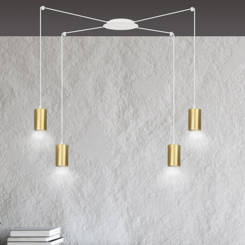 Cadi 4 - Light Cluster Pendant, Gold, White