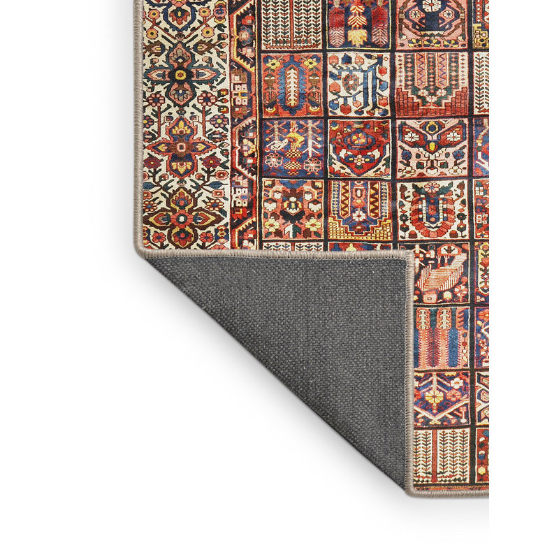 Tapis traditionnel rouge / beige, Rectangle 2 pi x 3 pi