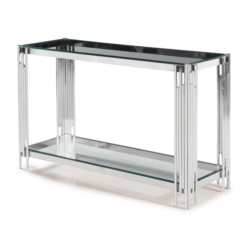 Codman 120cm Glass Top Console Table