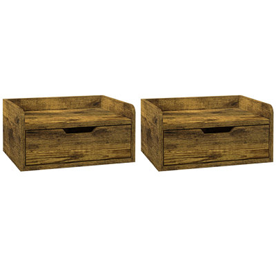 40cm W Manufactured Wood Bedside Table