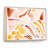 " Retro Graphic Elements In Orange And Yellow I " Painting Print-67232896-67232898