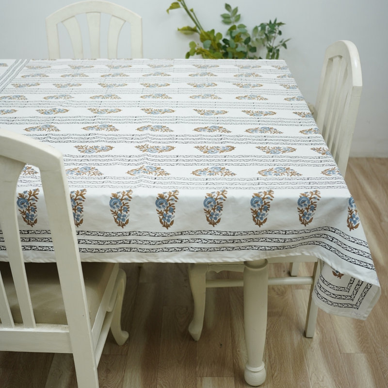 Couverture de table éco-responsable durable à motifs traditionnels Kali , L 90 po x P 60 po
