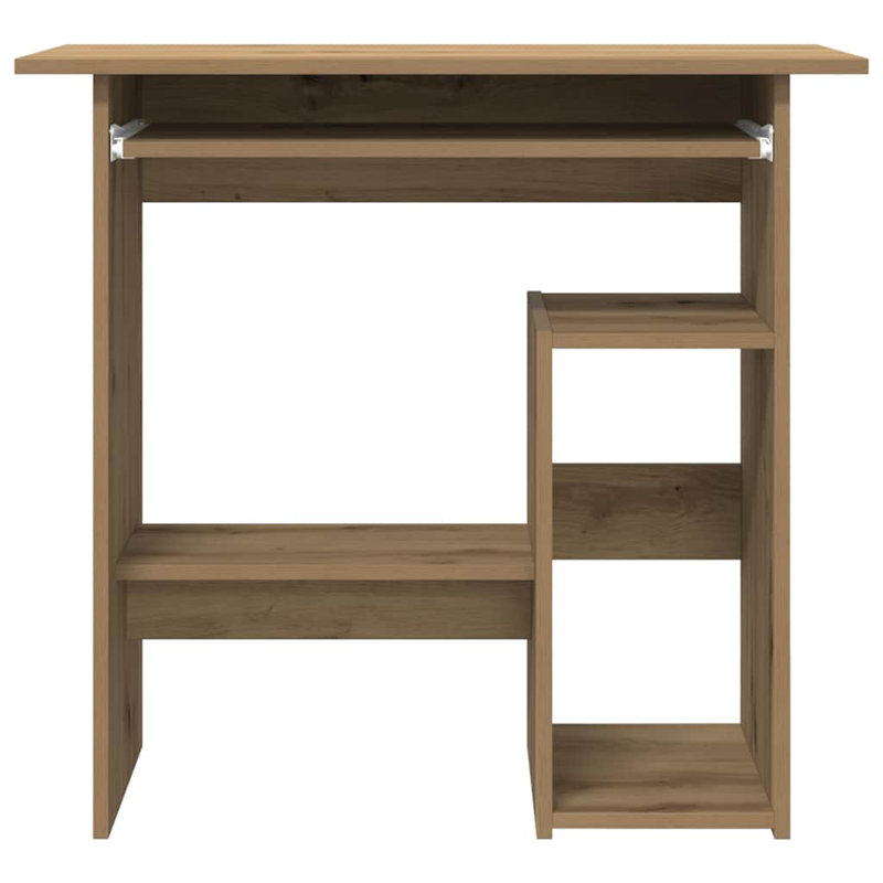 Desk Engineered Wood, Computer Desk, Artisan Oak