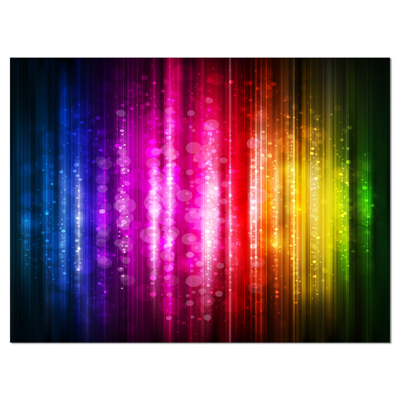 « lueuring background », impression Abstract, H 20 po x l 20 po x P 1 po, Toile tendue