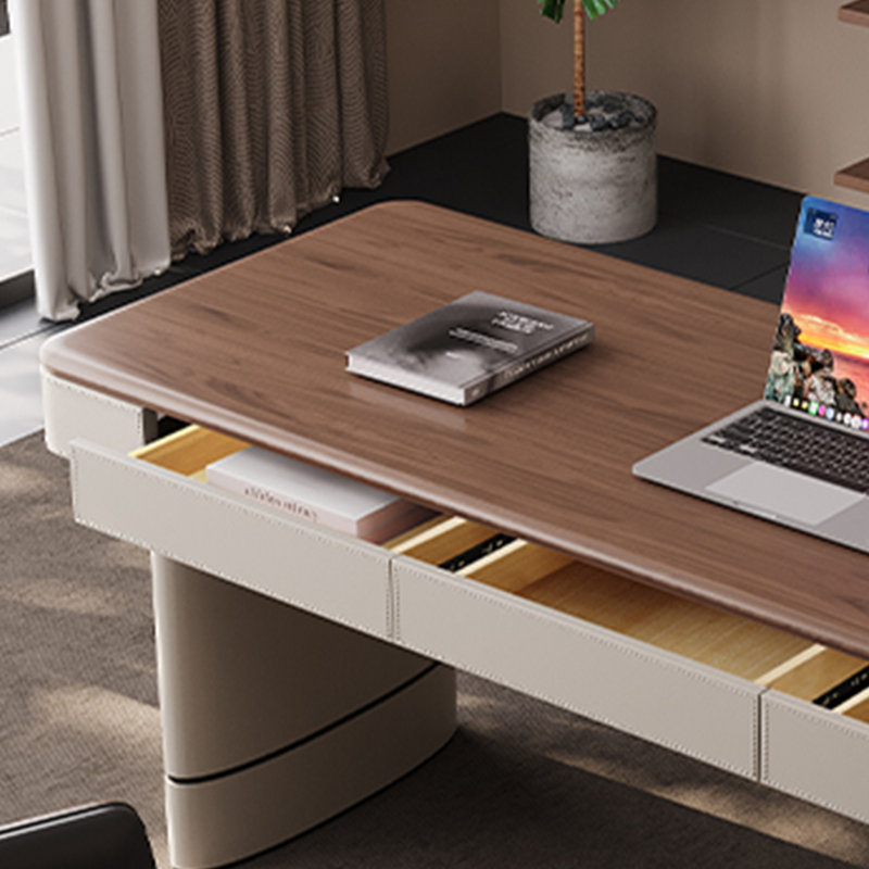 Bureau de luxe minimaliste, H 29,52 po x l 70,86 po x P 27,55 po