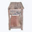 Îlot de cuisine à 2 tiroirs Rustic - l 31,5 po x L 17,5 po x H 31,5 po - Naturel