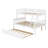  Keirlyn Twin Over Full Rubber Wood Bunk Bed With Trundle,  Convertible Bed, With Twin Size Trundle-1026364864