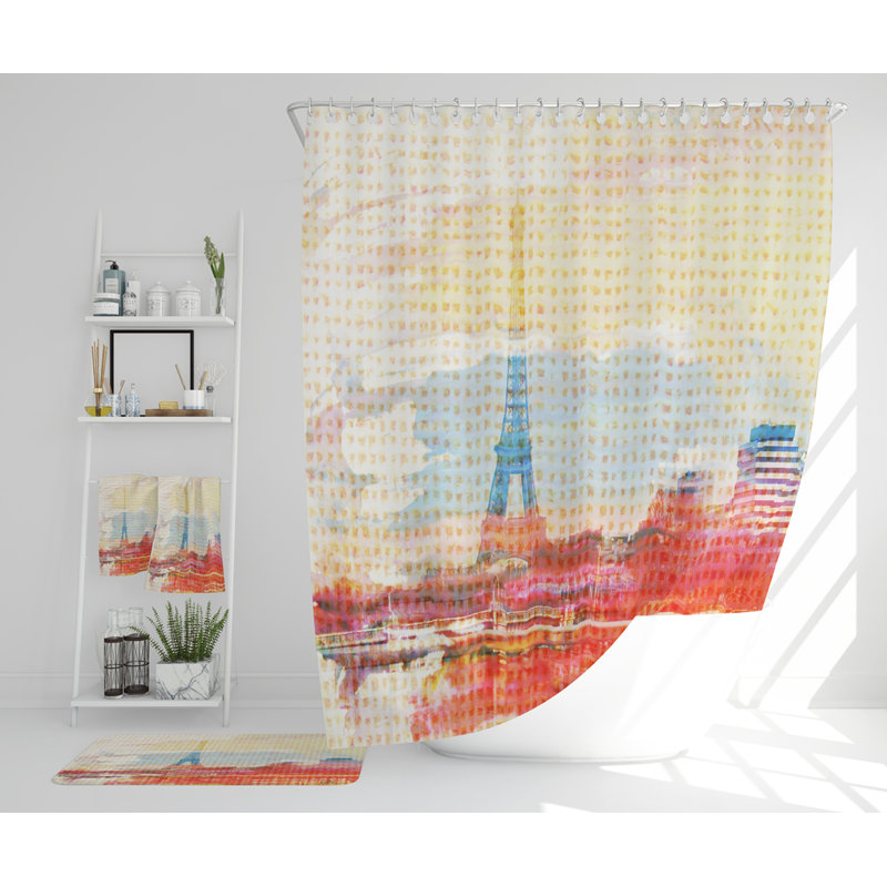 Nicols Polyester Shower Curtain Set
