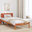 Vidaxl Bed Frame With Headboard Solid Pine Wood-113970909-126305842
