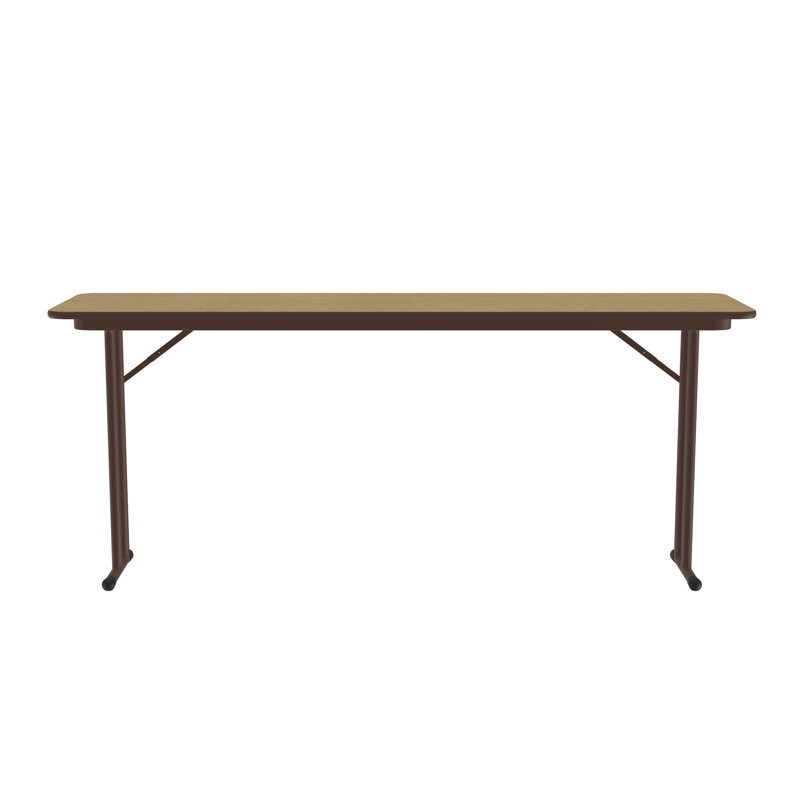Table de formation à hauteur fixe et fixe à hauteur fixe avec panneaux de particules, Fusion érable