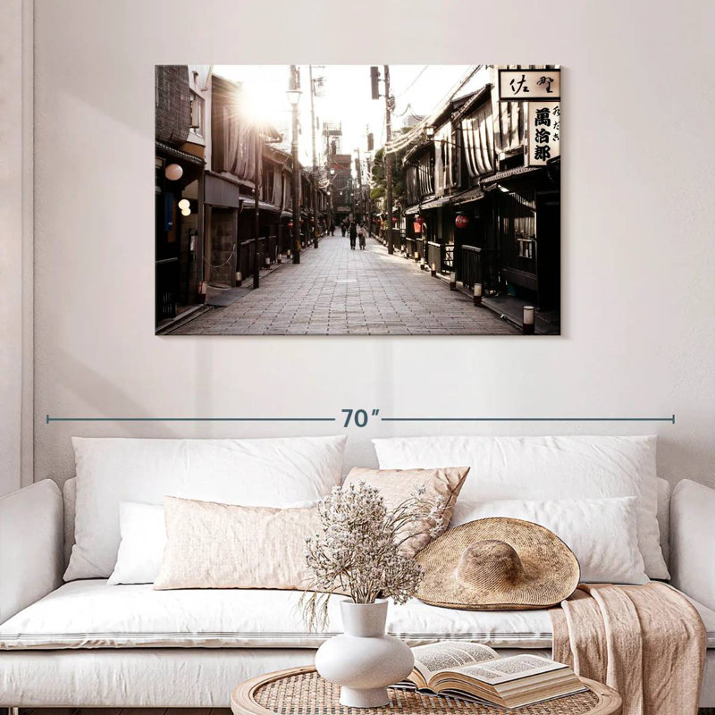 Rue traditionnelle japonaise Nicci, H 30 po x l 45 po