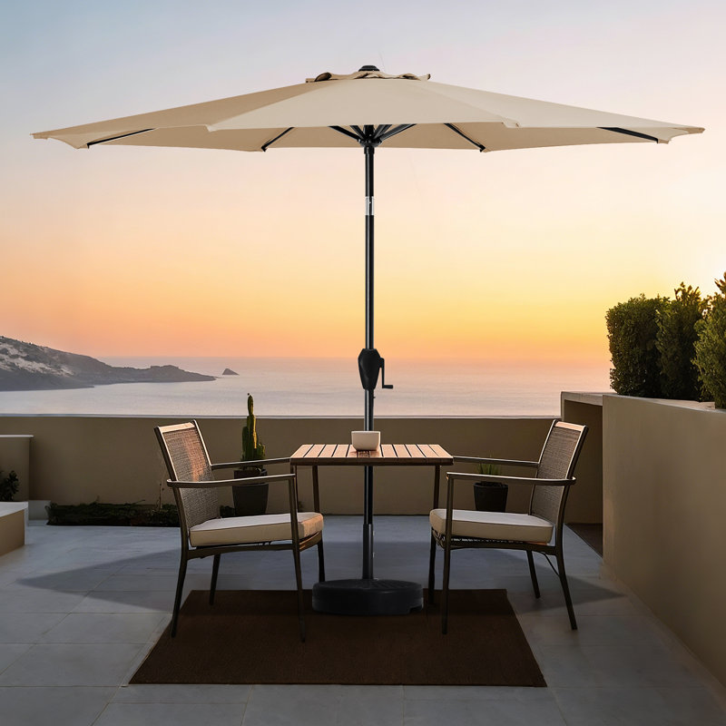  Parasol d'extérieur 90 po, Beige