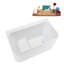 Baignoire autoportante 47 "avec drain interne Streamline-102279127