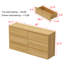 Commode 6 tiroirs avec rangement solide-1142269107