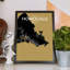Honolulu City Map - No Frame Print-428932591