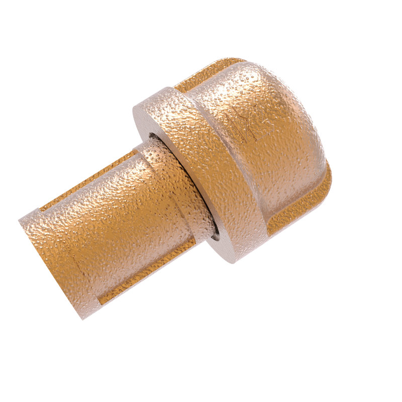 Poignée cylindrique de diamètre 1 po Bayer, Bronze brossé