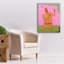 "Eping Graffiti" Fixing The Plane "par Bebe Keith, art mural sur toile, 26 po x 34 po-116330248