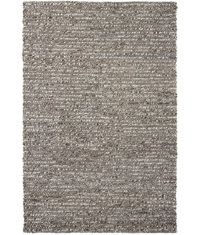 Anni Wool Area Rug in Brown/Cream