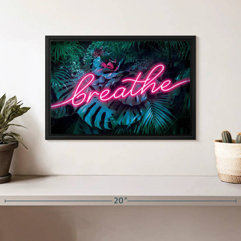 Tergel Breathe, typographie, H 9 po x l 13 po