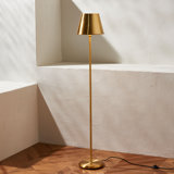 Adiel 60'' Brass Traditional Floor Lamp
