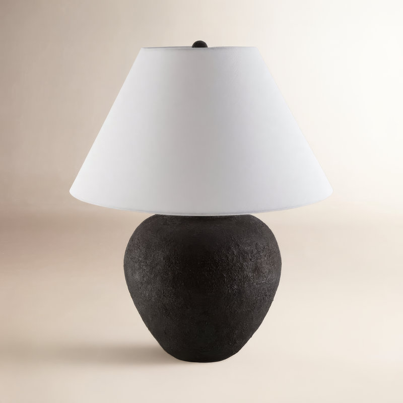 Hive Resin Table Lamp, Black