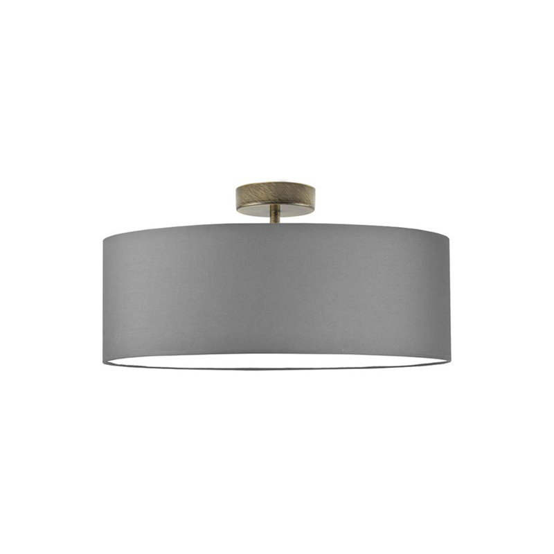 Audriona Semi Flush Mount, Mint, Antique Gold, 30cm H x 50cm W x 50cm D