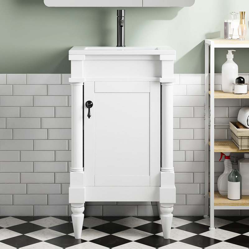 Meuble-lavabo de 18 po Violette, White