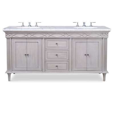 Ensemble de meuble-lavabo double 72 "Seville