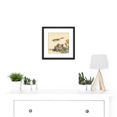 Kacho Gafu Japanese Woodblock by Kono Bairei - Single Picture Frame Print