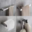 Ensemble d'accessoires de salle de bain en nickel brossé 8 pièces, ensemble de quincaillerie de salle de bain en acier inoxydable, ensemble de barre à serviettes de bain, porte-serviettes mural pour salle de bain.