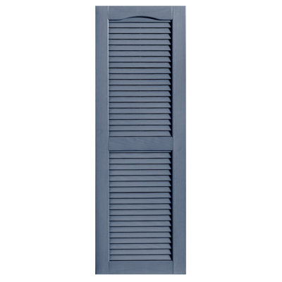 Cathedral Top Custom Open Louver Shutters Pair
