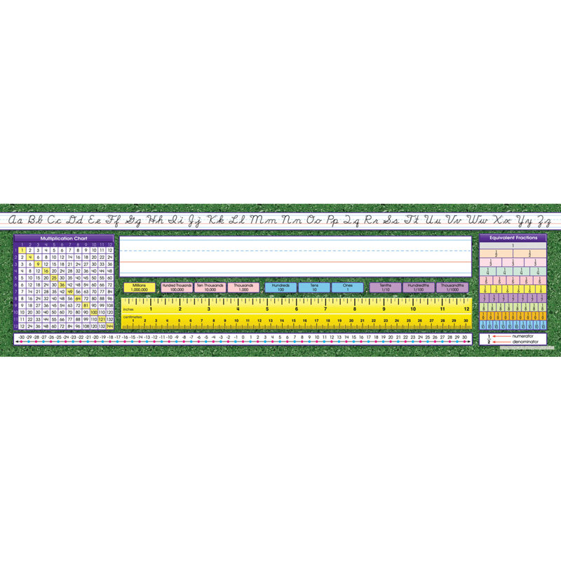 Modern Cursive Intermediate Desk Plates